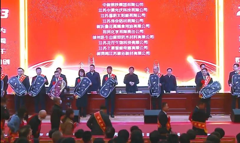 江蘇偉業喜獲新沂經開區“突出貢獻”“金牌項目”雙項榮譽