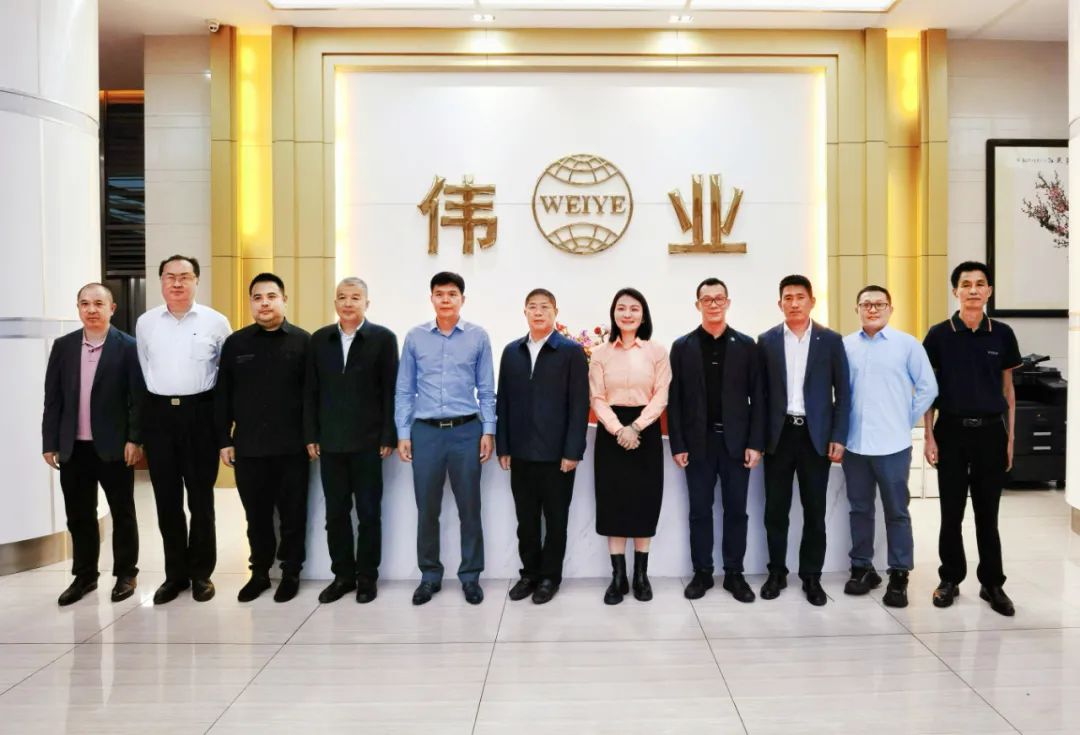 中國有色金屬加工工業協會領導一行蒞臨偉業集團調研指導