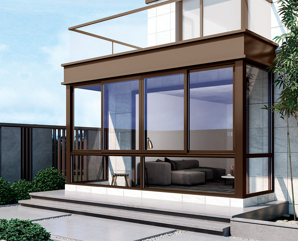 兩軌非斷橋推拉窗